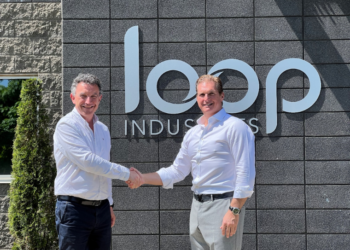 Franck Leroy, Presidente De La Región Gran Este, Visita Las Instalaciones De Loop Industries En Terrebonne