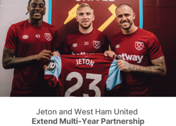 Jeton Y El West Ham United Alcanzan Un Acuerdo De Patrocinio Multianual