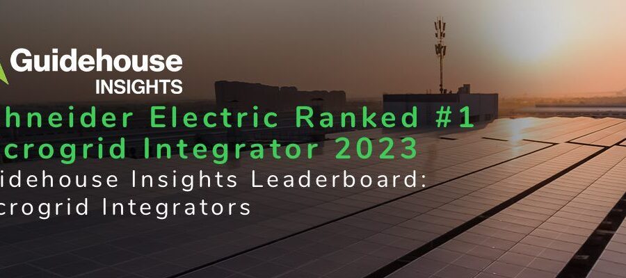 Schneider Electric Se Clasifica En El Primer Puesto En El Informe De Guidehouse Insights Sobre Integradores De Microgrids
