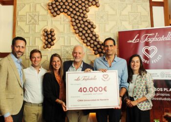 La Tagliatella Celebra El Primer Aniversario De Su Iniciativa ‘Cuore Felice’ Entregando La Aportación De 40.000€ Para Investigación Al Cima Universidad De Navarra