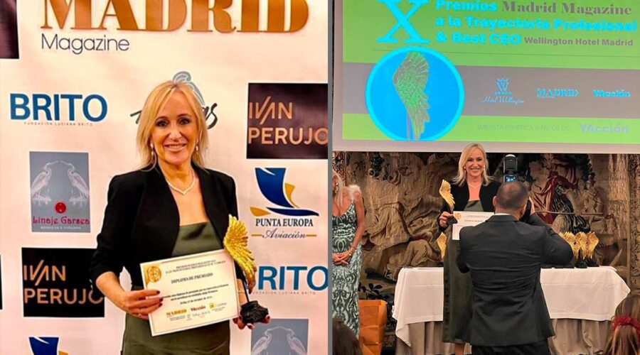 Dra. Gracia Moreno Premio A La Trayectoria Profesional Madrid Magazine