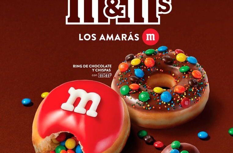 Krispy Kreme Trae A México El Color Y La Diversión A Lo Grande Con La Dona Sorpresa Rellena De M&M’s