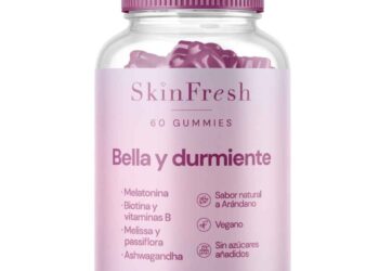 Skinfresh® Lanza Bella Y Durmiente, Gummies Para Dormir Mejor, Calmar La Mente Y Regenerar La Piel Cansada