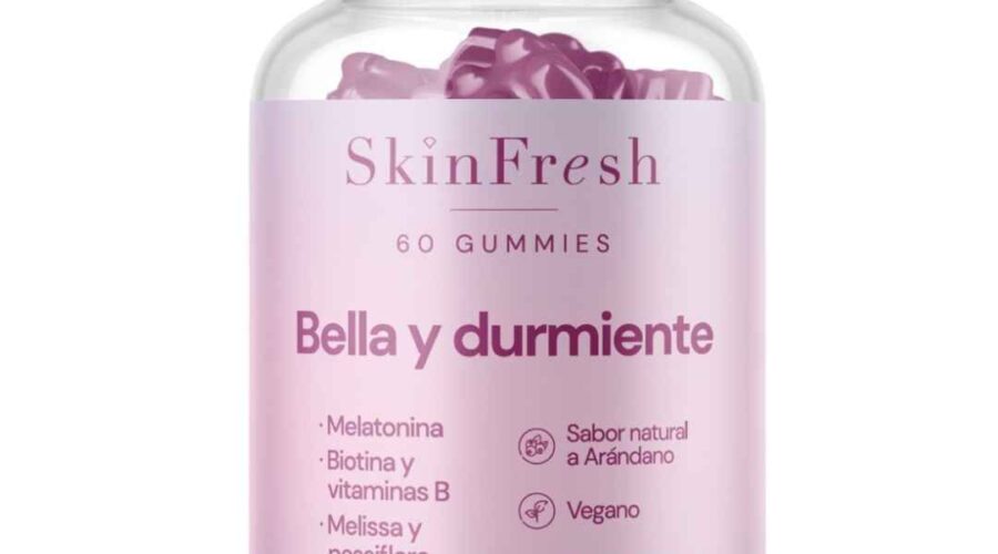 Skinfresh® Lanza Bella Y Durmiente, Gummies Para Dormir Mejor, Calmar La Mente Y Regenerar La Piel Cansada