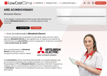 LowCostClima Renueva Su Web Y Lanza Descuentos Por Black Friday