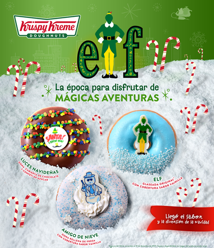 Krispy Kreme Y Elf Llenan El Corazón De Magia Y Alegría En Esta Navidad