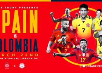 Stage Front Anuncia Un Partido Amistoso Entre España Y Colombia En El Estadio De Londres