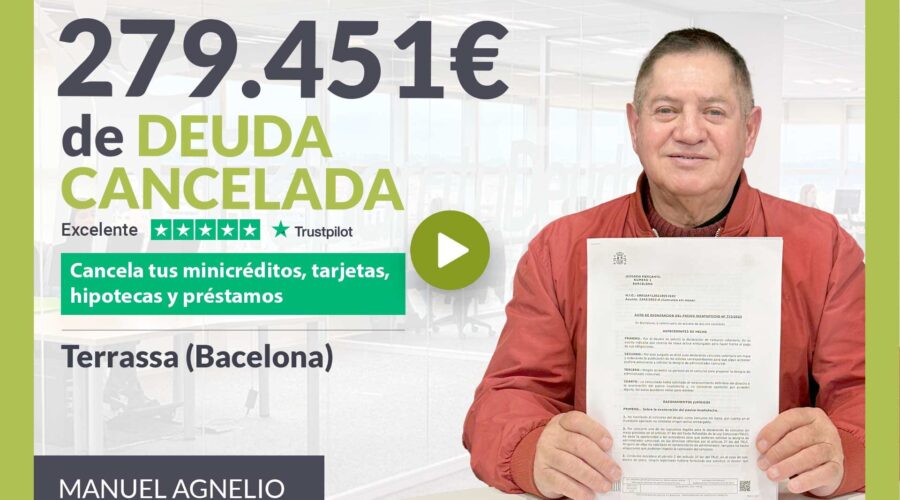 Repara Tu Deuda Abogados Cancela 279.451€ En Terrassa (Barcelona) Con La Ley De Segunda Oportunidad