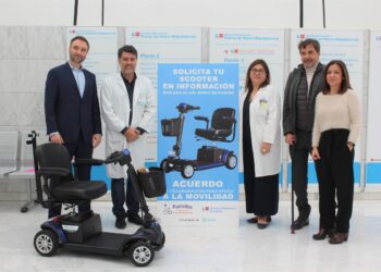 FUNVIBA Inicia 2024 Con Una Treintena De Scooters Eléctricos Instalados En Los Principales Hospitales, Museos Y Centros Comerciales Del Centro De España