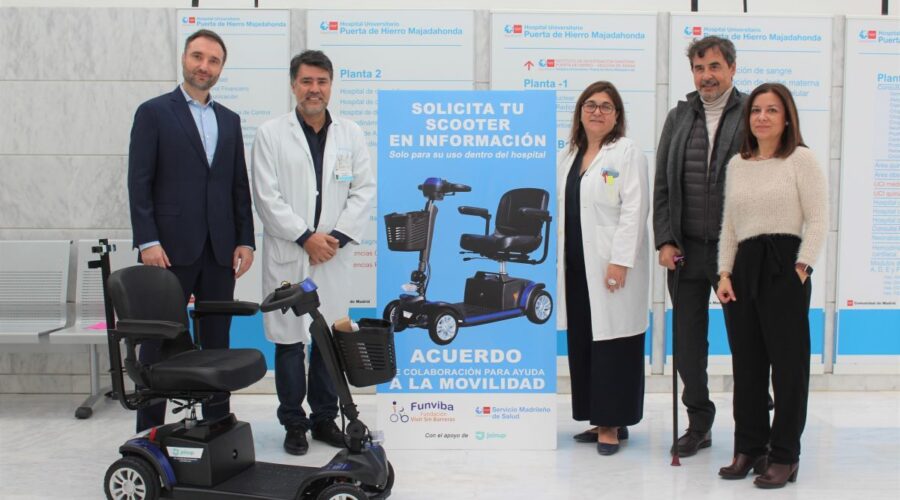 FUNVIBA Inicia 2024 Con Una Treintena De Scooters Eléctricos Instalados En Los Principales Hospitales, Museos Y Centros Comerciales Del Centro De España
